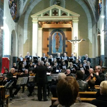 Concert d'un cor navarrès a la Parròquia de Sant Vicenç.
