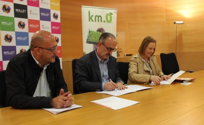 L'Ajuntament de Mollet i ASAJA promocionen el comerç de productes km 0.
