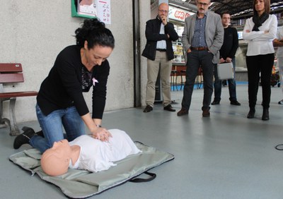L'Ajuntament de Mollet engega una nova formació de ressuscitació cardiopulmonar.