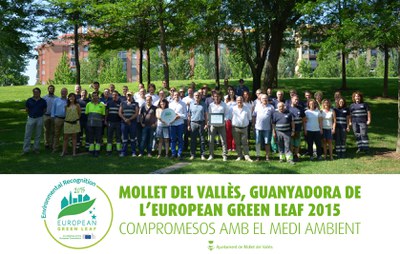 Mollet del Vallès guanya l"'European Green Leaf 2015".