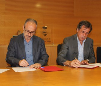 L'Ajuntament signa un conveni amb SOREA per evitar que les famílies més vulnerables de Mollet es quedin sense aigua. .