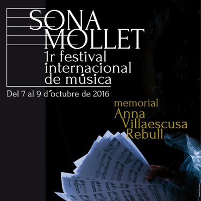 Acord de col·laboració amb el Liceu per donar suport al programa Sona Mollet - 1r Festival Internacional de Música - Memorial Anna Villaescusa.