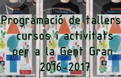 Resposta multitudinària a l'oferta municipal de cursos i tallers per a gent gran.