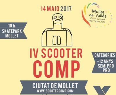  El molletà Adrià Navarro, segon de l'Scooter Comp Ciutat de Mollet  .