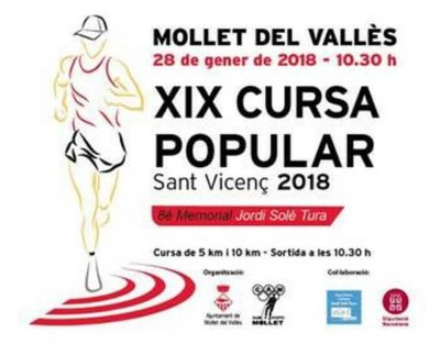 La Cursa Popular de Sant Vicenç consolida els dos recorreguts .