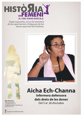Conxi Rosique i Aicha Ech-Channa, al Barcala de Mollet.