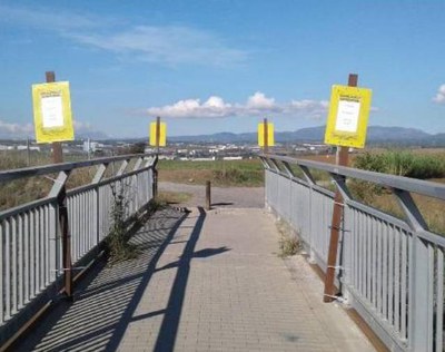 L’Ajuntament requereix a la concessionària de l’AP-7 la reparació de les passeres que connecten amb Gallecs .