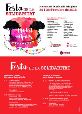L’Ajuntament i les entitats solidàries de Mollet organitzen un any més la Festa de la Solidaritat. .