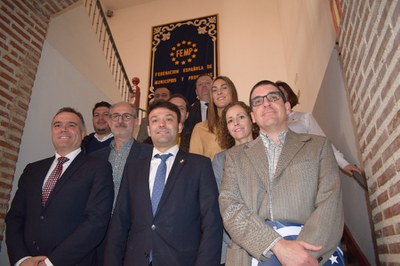 Josep Monràs participa a la reunió de la Comissió d’Esports de la FEMP .