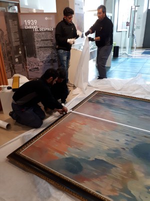 L’obra de Mir Coves de Mallorca, de la col·lecció Abelló, presideix l’exposició sobre el modernisme al CaixaForum de Sevilla .