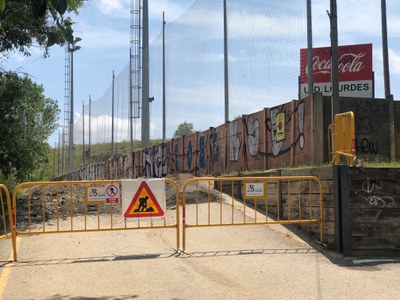 Comencen les obres per millorar un tram del camí de Can Vila.