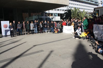 Mollet clama contra la violència masclista.