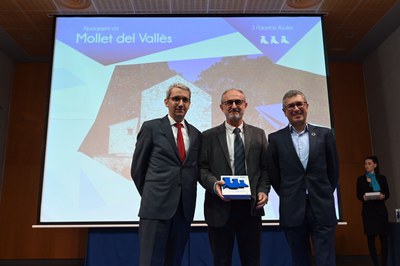 Mollet recibe el máximo reconocimiento español para la recogida selectiva de papel y cartón.