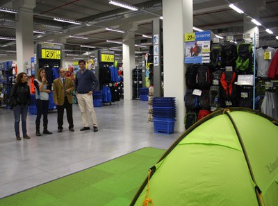Més d'un milió i mig de persones visiten Decathlon en el primer any.