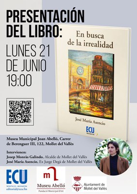 El Museu Abelló acull la presentació de la primera novel·la de l’exjutge degà de Mollet José Maria Asencio .