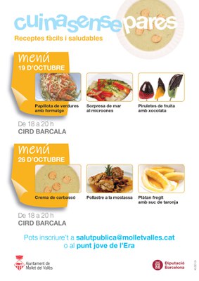 Mollet organiza dos talleres de cocina para jóvenes.