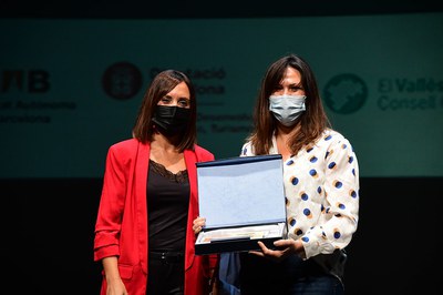 La Fundació Sanitària i la Fundació Alb Bosc, ganadora y finalista de los Premis Eines a las mejores iniciativas sociales .