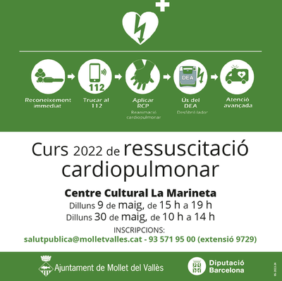 El Ayuntamiento ofrece nuevos cursos de formación de resucitación cardiopulmonar.
