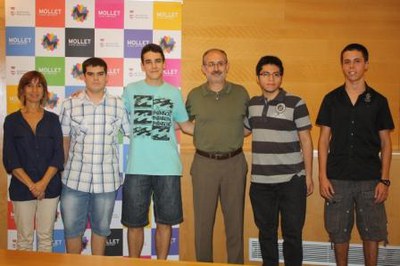 Recepció als alumnes més destacats en la Selectivitat.