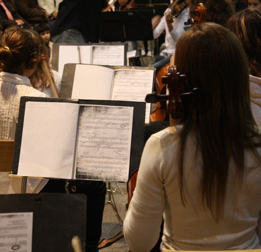 Concert dels alumnes de l'Escola a l'Església de Sant Vicenç