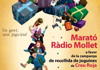 El 18 de desembre, participa a la Marató de Ràdio Mollet.