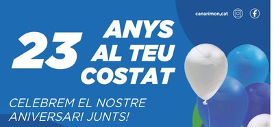 Poster aniversario Ca n'Arimon.