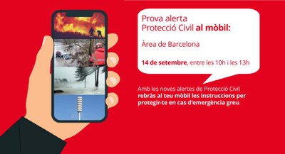 El 14 de septiembre tendrá lugar un simulacro de alerta de Protección Civil.