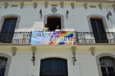 El Ayuntamiento de Mollet se suma al Día Internacional del Orgullo LGTBI+.