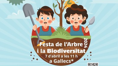 Cartel de la Fiesta del Árbol.