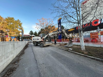 Obras del correcán de Can Borrell.