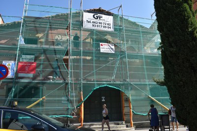 En marcha las obras de rehabilitación de la fachada de La Marineta