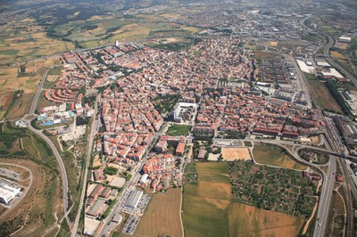 Imagen aérea de Mollet.