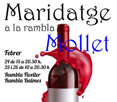 Mollet acoge la Feria de Vinos con maridaje.