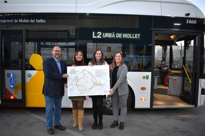 Mollet más conectado y sostenible con la puesta en marcha de la Línea 2 del Bus Urbano.