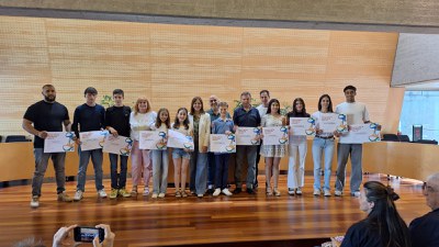 Se entregan los premios a la excelencia deportiva.