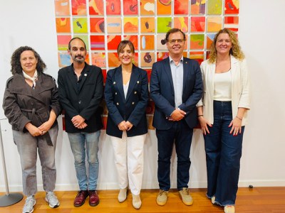 Visita de una delegación de Torres Vedras para asistir al Sona Mollet 2026 encabezada por el concejal de cultura Rui Estrela.