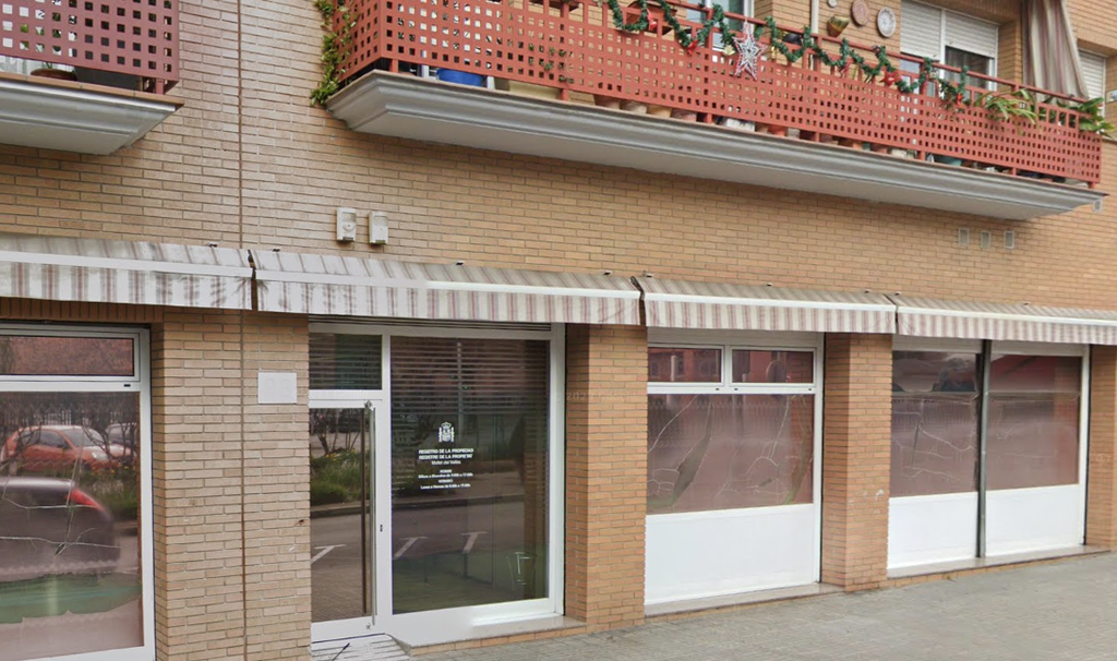 Registro de la Propiedad.