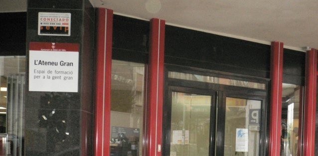 El 'Ateneu Gran. Espacio de formación para personas mayores.